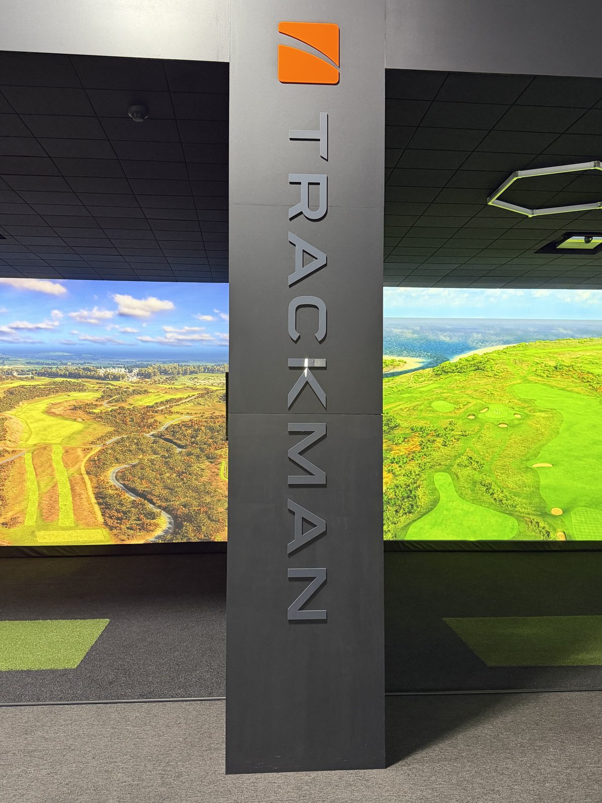 TrackMan simulator bays at PGP